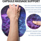 Ergonomic Raised Mouse Pad Wrist Support with Bilateral Slope Memory Foam Mousepad for Wrist Rest and Carpal Tunnel Pain Relief 11.8x7.9〃Galaxy