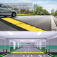 CXRCY Cable Ramp 1 Pack of 5 Channel PVC Rubber Cable Protector,18000lbs Capacity Heavy Duty Speed Bumps Hose Cord Channel Protector Ramps for Wire/Hose/Pipe Hider Driveway Outdoor