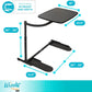 Stander Wonder Tray, Adjustable Swivel Table, Extra-Large Computer Stand, Couch Desk & Gaming Bench, TV-Trays for Eating on Couches, Chairs, Recliners with Laptop Wedges and Cup Holder, XL, Black