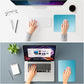 ITNRSIIET Mouse Pad Non-Slip Rubber Base Smooth Surface Stitched Edges Waterproof Durable Compatible with All Mice for Office & Gaming, Desk Accessory, 10.2x8.3x0.12 inch, Aqua Gradient