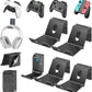 OIVO Controller & Headset Wall Mount Holder Stand, Foldable Headphone Stand, Gaming Controller Holder Hanger Hook, Universal Storage Organizer Controller/Earphone/Game Accessories-5 Packs