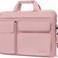 MOSISO Laptop Shoulder Bag, Computer Bag with 2 Raised&1 Flapover&1 Horizontal Pocket&Handle&Belt