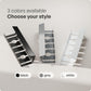 PAMO Cable Management Under Desk for Easy mounting Under-Table I Set of 2 - with 10X Cable Ties I Desk Organizer for Office/Home Office Table Thoughtful Cable Tray Holder