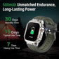 Military Smart Watch for Men, 2.02" Outdoor Sport Smartwatch with Flashlight, Heart Rate Blood Oxygen Blood Pressure Sleep, 100+ Sport Modes Fitness Tracker Compatible Android and iOS Green