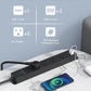 Surge Protector Power Strip with USB C Ports, 10FT Braided Extension Cord, 5 Outlets and 3 USB Ports(1 USB C), AUOPLUS Mountable Power Strips Flat Plug with Overload Protection