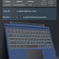 MoKo Type Cover Fit Microsoft Surface Pro 7 Plus/Pro 7/ Pro 6/ Pro 5/Pro 4/3, Ultra-Slim Wireless Bluetooth Tablet Keyboard with Trackpad, 7-Color LED Backlit, Built-in Rechargeable Battery, Indigo