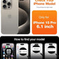 TORRAS Ostand Q3 Air for iPhone 15 Pro Case with 360 Magnetic Stand, Fit for MagSafe, Mil-Grade Drop Tested, Camera Control Button, Shockproof Phone Case for iPhone 15 Pro 6.1", Glacier Sprint