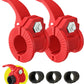 Barbell Clips 1 Inch Quick Release Weight Clamps 0.9-1.18inch Multi-Size Adjustable Olympic Clamps for Bars