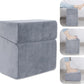 ROYALAY Adjustable Foot Rest Under Desk for Office, High-Density Foam Foot Rest with 3 Adjustable Heights, Ergonomic Footrest with Washable Cover for Home, Airplane, Travel(17 * 11 * 17in, Gray)
