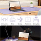 YSAGi Leather Desk Protector, Office Mat, Large Mouse Mat, Non-Slip PU Leather Blotter, Laptop Pad, Waterproof Writing Pad for Office and Home (Light Purple, 23.6" x 13.8")
