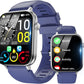 Smart Watch for Men Women Answer/Make Call, 1.85" HD Fitness Tracker with 24/7 Heart Rate & Sleep Monitor, 110+ Sports Modes, IP68 Waterproof Smartwatch, Long Battery Life for Android iOS, Blue