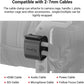 SmallRig Camera Clamp (4 pcs) for HDMI/SDI/Microphone Cable, DSLR Camera Cable Lock Mount Support 2-7mm