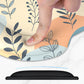 ITNRSIIET Ergonomic Mouse Pad with Comfort Gel Wrist Rest, Non-Slip PU Base, Smooth Textured Surface, Reduces Hand Fatigue & Wrist Pain, 8.7 x 7.2 Inch for Office Gaming Home, VividFoliage