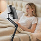 Floor Tablet Stand Phone Holder - Lamicall [55" Height Adjustable][ Flexible Arm] Multi Angle Tablet Holder, 5lb Weighted Base Bed Mount For 4.7-13" Devices, iPad Pro Air Mini, Kindle, Tabs, E-Readers