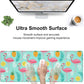 Pink Flamingo Desk Mat,Large Summer Flamingos Pineapples Tropical Leaves Gaming Keyboard Mouse Pad,Non-Slip Rubber Base Desk Pad Thick Stitched Edges Waterproof Mousepad Mouse Mat 31.5"x11.8"