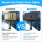 4 Pcs Thickened Fishing Graph Cover Straps, Adjustable Fish Finder Bungee for Securing Graph Cover for Travel