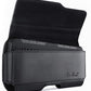 DeBin Case for Large iPhone Plus, Pro Max Cell Phones, Samsung Galaxy S24+ Plus 5G to S10+ Plus Smartphones – Cellphone Belt Holder Clip Holster Carry Pouch Man Women (Fits Phone with Case on) Black