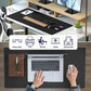 PU Leather Desk Pad Protector Gaming Mouse Pad Non Slip Desk Mat for Keyboard and Mouse Waterproof Desk Writing Pad for Office and Home Desk Accessories(Black, 35.4 * 17.7)