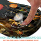 Ergonomic Mouse Pad Wrist Support with Memory Foam Massage Bulge, Carpal Tunnel Pain Relief Mousepad Wrist Rest for Mouse(12x8 inch, Midnight Forest)