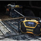 DEWALT 12V/20V MAX Portable Bluetooth Radio, Cordless, 100 ft Range, 3.5” Subwoofers, Jobsite (DCR028B)
