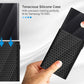Lacdo Silicone Carrying Case for Samsung T9 Portable SSD 1TB 2TB 4TB External Solid State Drive, Soft Silicon Protective Sleeve Cover Skin for T9 SSD, Travel Pouch Storage Bag with Lanyard, Black