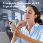 EarFun Air Pro 3 Noise Cancelling Wireless Earbuds, Qualcomm® aptX™ Adaptive Sound, 6 Mics CVC 8.0 ENC, Bluetooth 5.3 Earbuds, Multipoint Connection, 45H Playtime, App Customize EQ, Blue