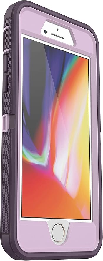 OtterBox Defender Series Case iPhone SE 3rd Gen (2022), iPhone SE 2nd Gen (2020), iPhone 8/7 (NOT Plus) Case Only - Non-Retail Packaging - Purple Nebula