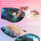 Hokafenle 2in1 Combination, Wave Keyboard Wrist Rest and Ergonomic Curvature Mouse Pad Wrist Support for Relieve Wrist Pain, Filled with Soft Cushion Memory Foam, Nebula Dreamland