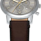 Fossil Men's Neutra Quartz Stainless Steel and Leather Chronograph Watch