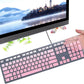 Dell Keyboard Cover & Skin for Wired KB216 & Wireless KM636, Inspiron AIO 3475/3670/3477 - Ombre Pink