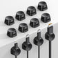 12Pack Cord Organizer Spring Clips, Office Desk Accessories - Lamicall Desk Cable Management Clips, Dorm Room Bedroom Essentials, Phone Charger Cord Holder, Wire Organizer Keeper for Nightstand