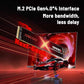 2TB NVMe PCIe 4.0 SSD, Up to 7,400MB/s Read & 6,500MB/s Write, 3D NAND, Graphene Heatsink, M.2 2280 Gen4x4 Internal SSD for PS5, Gaming Laptop, PC, Desktop Workstations