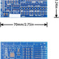 Soldering Practice Kit DIY Senior Two-sided SMD 1-row Red Flash LED Plug-in Circuit Kit Learn Soldering Kit For Beginners