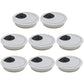 Desk Grommet 2-3/8" (60 mm), Desk Cord Hole Cover, Cable Grommet ABS Plastic, Desk Hole Grommet for Office and Home Table Cable, Detachable Cable Cord Organizer (Silver Sand 8 Pcs)
