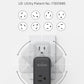 TROND Multi Plug Outlet Extender, 3 AC Outlet Adapter with 360 Rotating Plug, Black Power Splitter with PD 20W USB C Charger, A Compact Solution to Home Dorm Room Travel Cruise Essentials