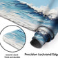 Galdas Gaming Mouse Pad XXL XL Large Long Extended Big Mousepad Non-Slip Rubber Keyboard Desk Pad with Stitched Edges for Laptop Home Office (31.5x11.8x0.08 Inch) … (Painting Waves)