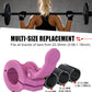 Barbell Clips 1 Inch Quick Release Weight Clamps 0.9-1.18inch Multi-Size Adjustable Olympic Clamps for Bars