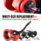 Narrow Barbell Clips 2.5cm Width for Olympic Bars, 0.9-1.18inch Adjustable Weight Clamps, Quick Release Locking Collars for Weightlifting