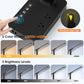 Infiway Desk Lamp with USB Charging Port: LED Desk Lamps for Home Office - 1 USB-A, 1 Type-C Charging Port, 2 AC Power Outlets, Touch Control Dimmable 5 Color 5 Brightness, Night Light(Black)