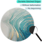 ITNRSIIET Round Mouse Pad with Stitched Edge Premium-Textured Waterproof Non-Slip Rubber Base Desktop Protection Mat Diameter 8.7 inches, Annual Ring Marbling