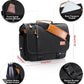 ESTARER Messenger Bag 17-17.3 Inch, Men's Computer Bag Water-resistant Canvas, Teacher Laptop Satchel for Work Office College, Dark Grey