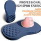 Ergonomic Joint Wrist Support Mouse Pad with Memory Foam Cushion Massage Bump, Carpal Tunnel Pain Relief Mousepad Slope Design for Wrist Rest, 11.8x7.9 in, Dark Steel Blue