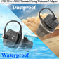 QIANRENON USB 3.0 to USB C Threaded Fixing Waterproof Adapter 5Gbps USB3.0 Female to USB Type C Female Feedthrough Bulkhead Mount Connector Receptacle 5V/1.5A, for Outdoor Data Transfer Charge