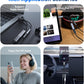 USB Type C to 3.5mm Headphone and Charger Adapter,2 in 1 USB C to Aux Audio Jack Hi-Res DAC with Charging for Earphones,Compatible with Samsung Galaxy S25/S24/S23/S22+(USB-3.5MM, 5Pack)