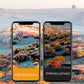 Privacy Screen Protector for iPhone 12 Pro max (6.7 inch)- Flexible film, Gradient Colorful, Anti-blue light, anti-glare, filter screenultraviolet