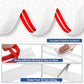 Floor Cord Cover for Wires on Floor Self Adhesive Cord Hider Floor Cable Management Wire Covers for Cords Protector Prevent Cable Trips Cord Cavity W 0.59" x H 0.31", White, 10Ft
