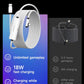 JSAUX Link Cable with 18W Charging 16ft, Compatible with Oculus Meta Quest 3S/ 3/ 2/ Pro and Pico 4, PC VR, Steam VR Accessories, 2-in-1 High Speed 5Gbs USB3.0 to USB C Data Cord for VR Headset
