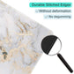 ITNRSIIET Mouse Pad with Stitched Edge Premium Textured Smooth Precise Operation Waterproof Washable Non-Slip Rubber Base Desktop Protection Mat, 10.2×8.3×0.12 inches, Gray Marbling Gold