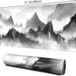 Galdas Gaming Mouse Pad XXL XL Large Long Extended Big Mousepad Non-Slip Rubber Keyboard Mouse Pad with Stitched Edges for Laptop Home Office (31.5x11.8x0.08 Inch) … (Black Ink)