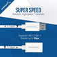 SABRENT 22AWG USB 3.0 Extension Cable A Male to A Female [White] 6 Feet (CB-306W)